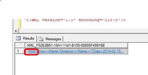 Result in Executed View